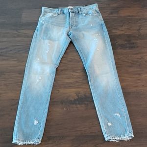 COPY - ZARA patched jeans